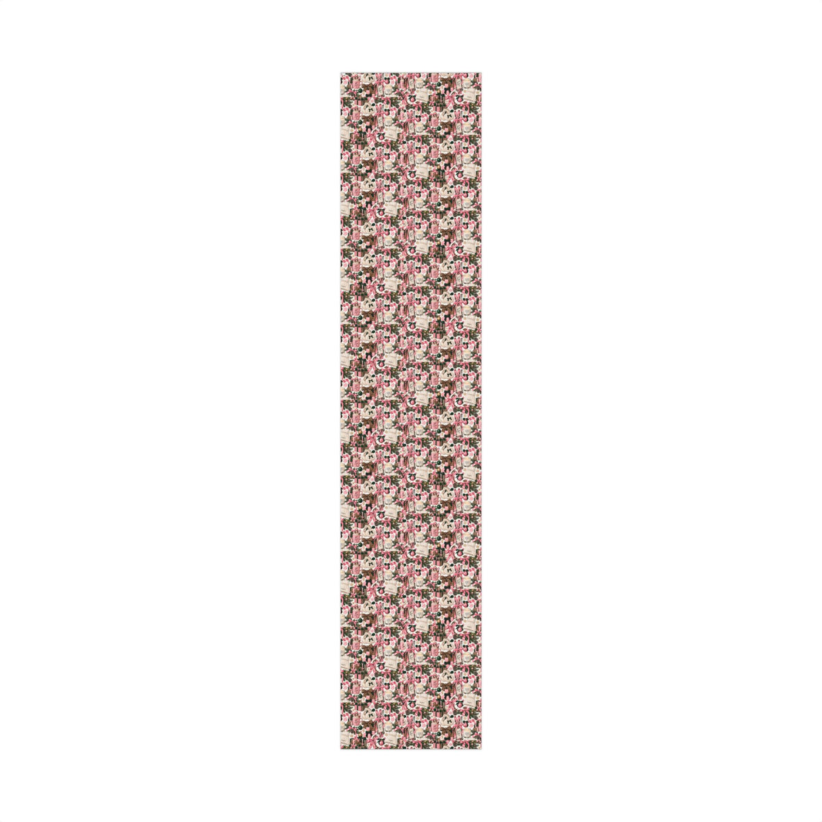 Cozy Season Christmas Wrapping Paper – Pink, Leopard & Emerald Winter Gift Wrap
