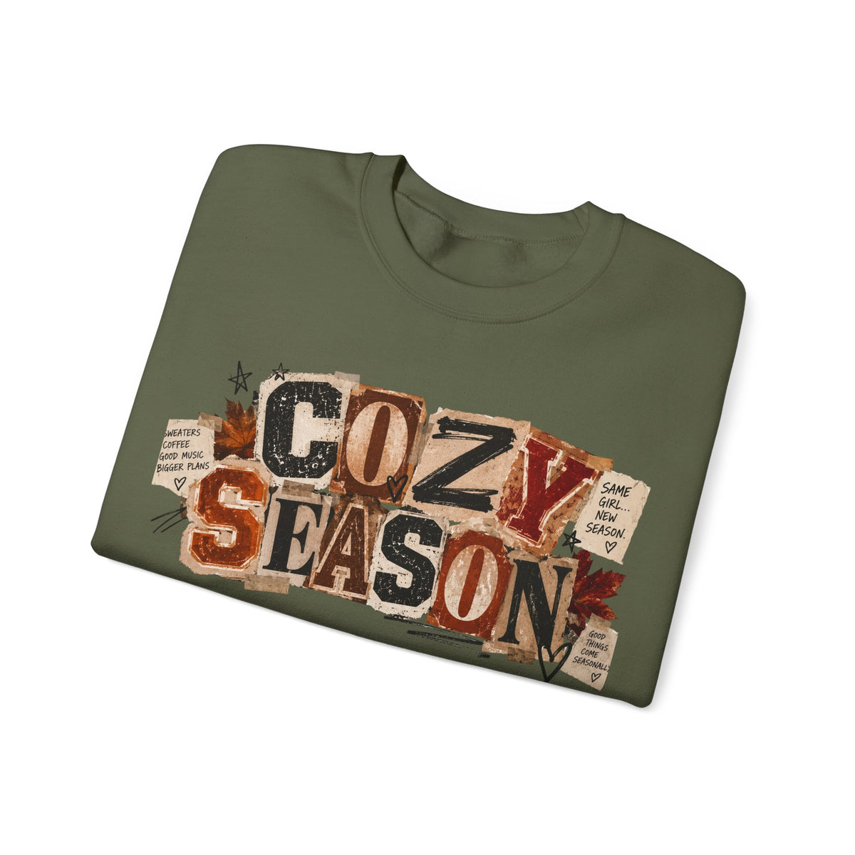 Cozy Season Crewneck Sweatshirt — Autumn & Holiday Cozy Vibes