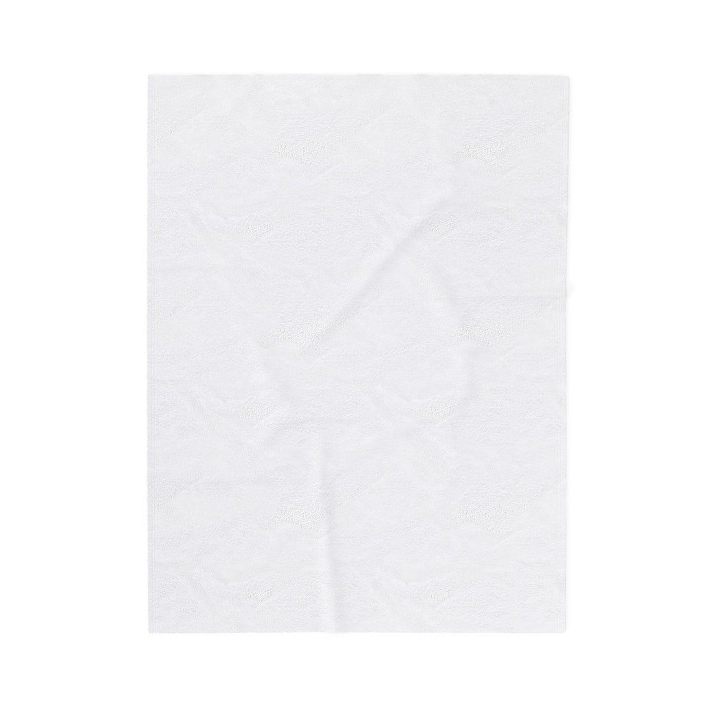 Baby It's Cold Velveteen Plush Blanket — Cozy Winter Snowflake Throw