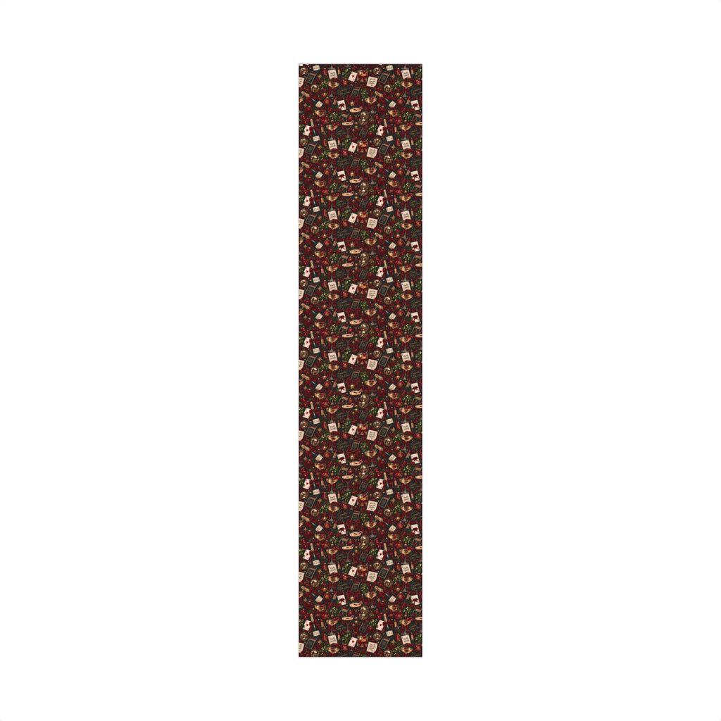 Santa’s After Hours Christmas Wrapping Paper – Naughty Cocktail & Luxury Holiday Gift Wrap