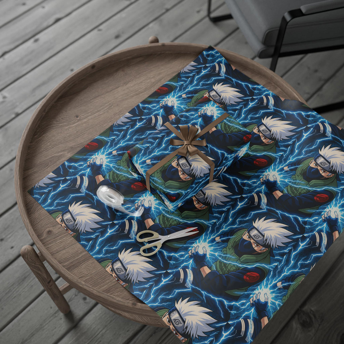 Kakashi Chidori Anime Gift Wrapping Paper