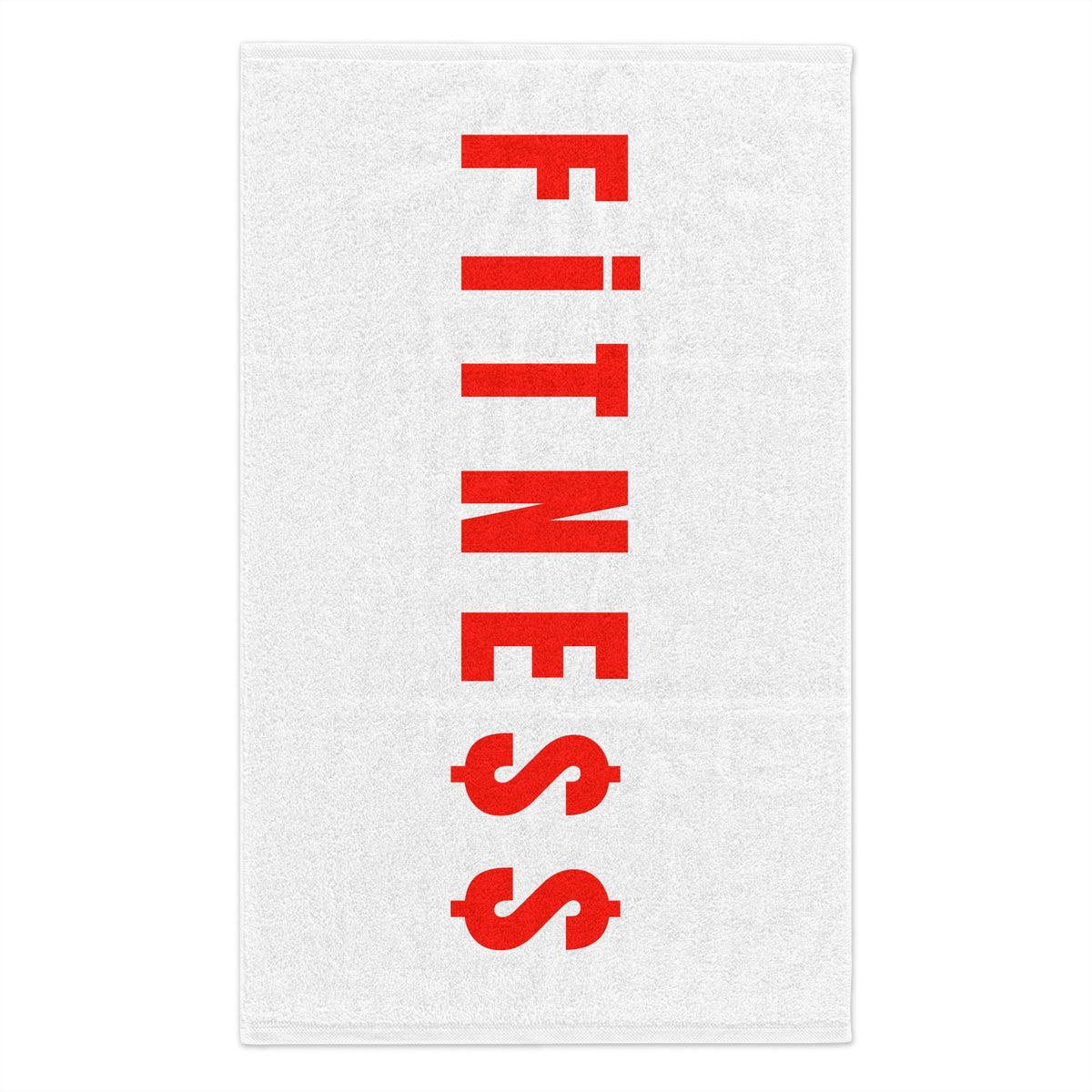 Fitness Rally Towel — Gym Workout Sweat Towel with Dollar Sign Design