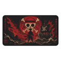 One Piece Inspired Pirate Skull Silhouette Desk Mat | Anime Pirate Flag Mousepad