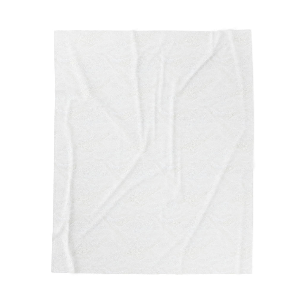 Baby It's Cold Velveteen Plush Blanket — Cozy Winter Snowflake Throw