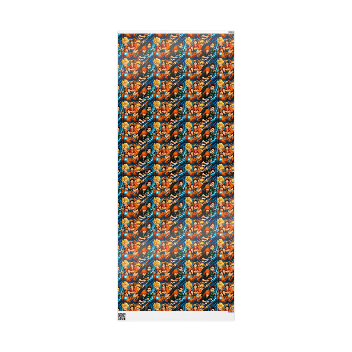 Anime Mash up Gift Wrapping Paper Character Collage