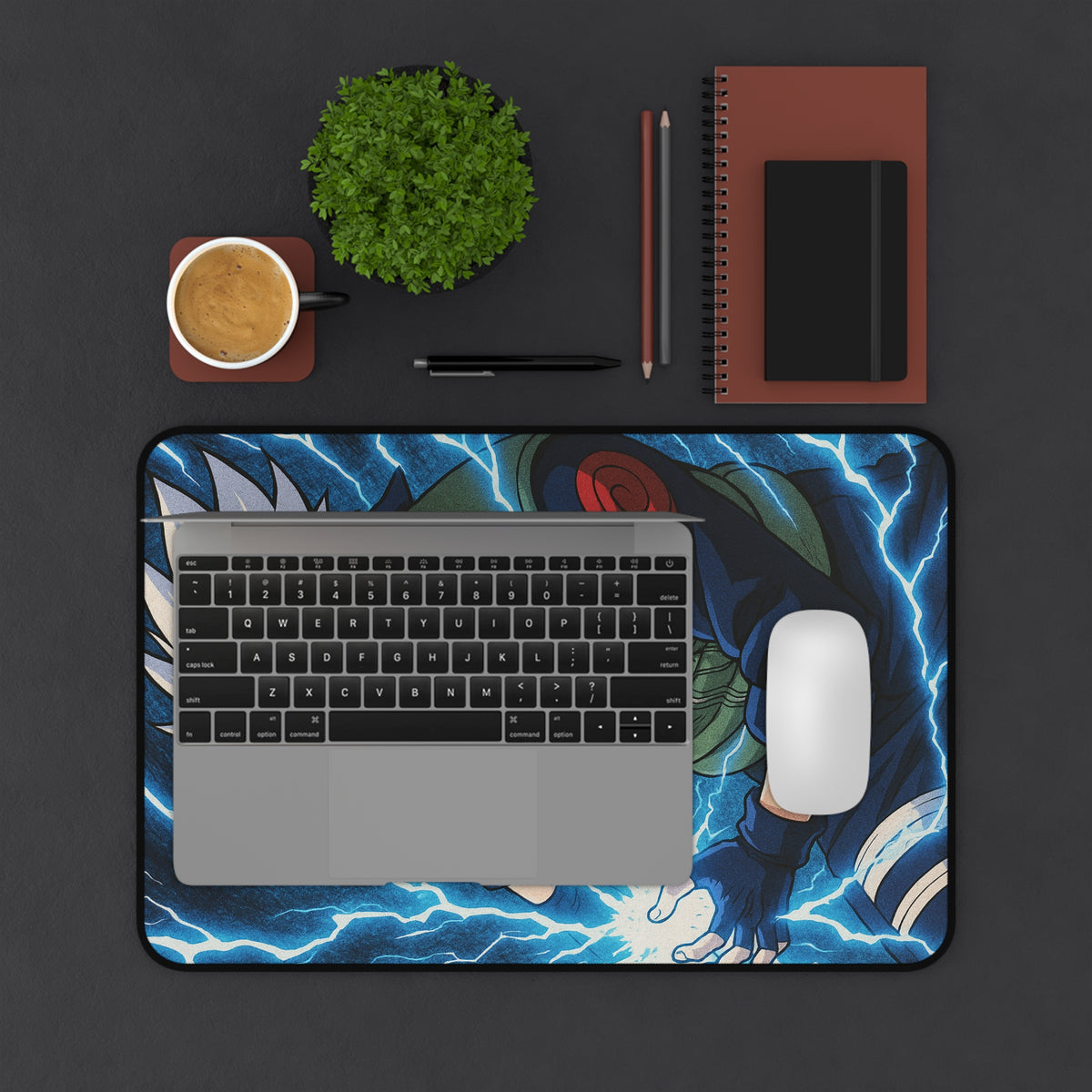 Kakashi Chidori Desk Mat | Anime Gaming Mousepad