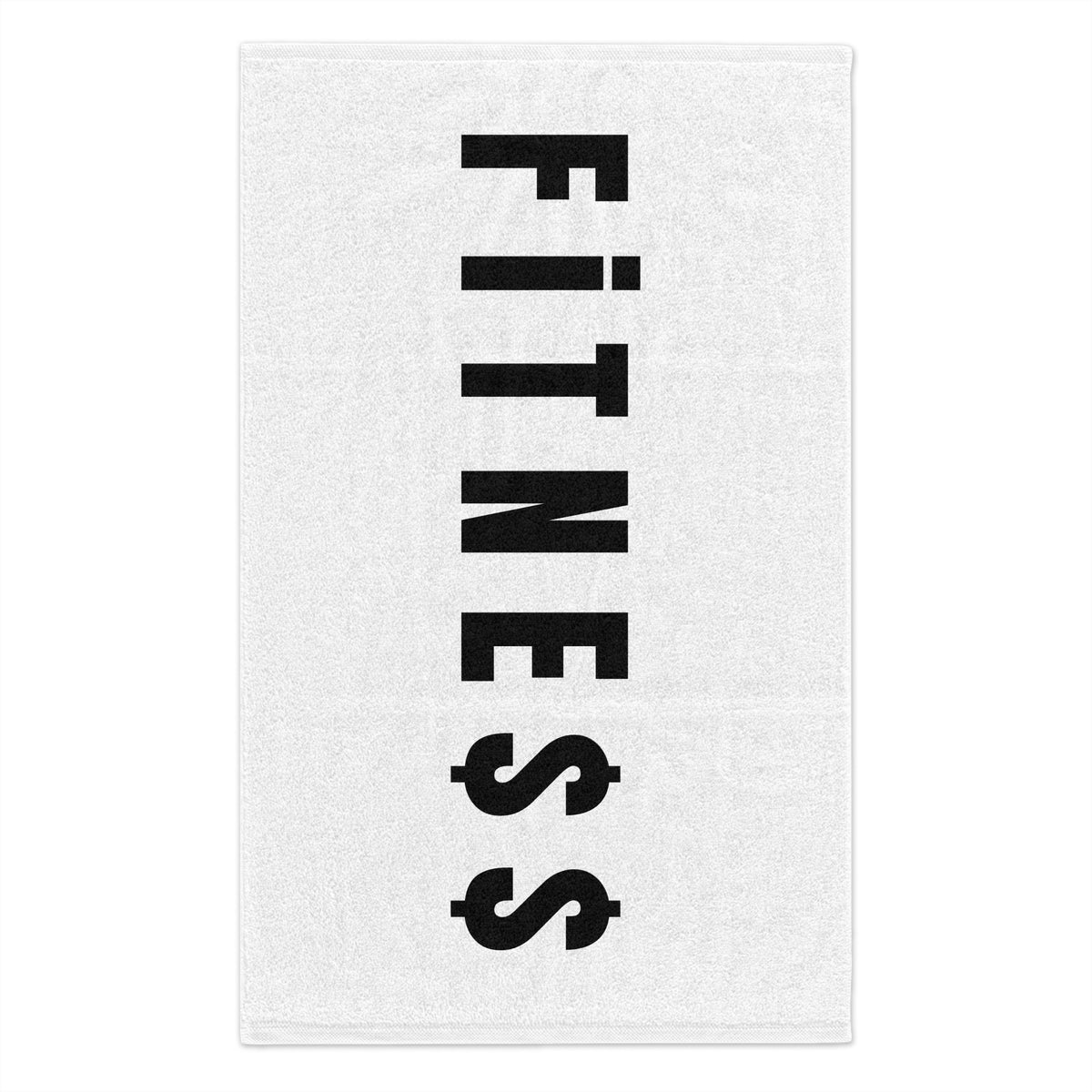 Fitness Rally Towel — Gym Workout Sweat Towel with Dollar Sign Design