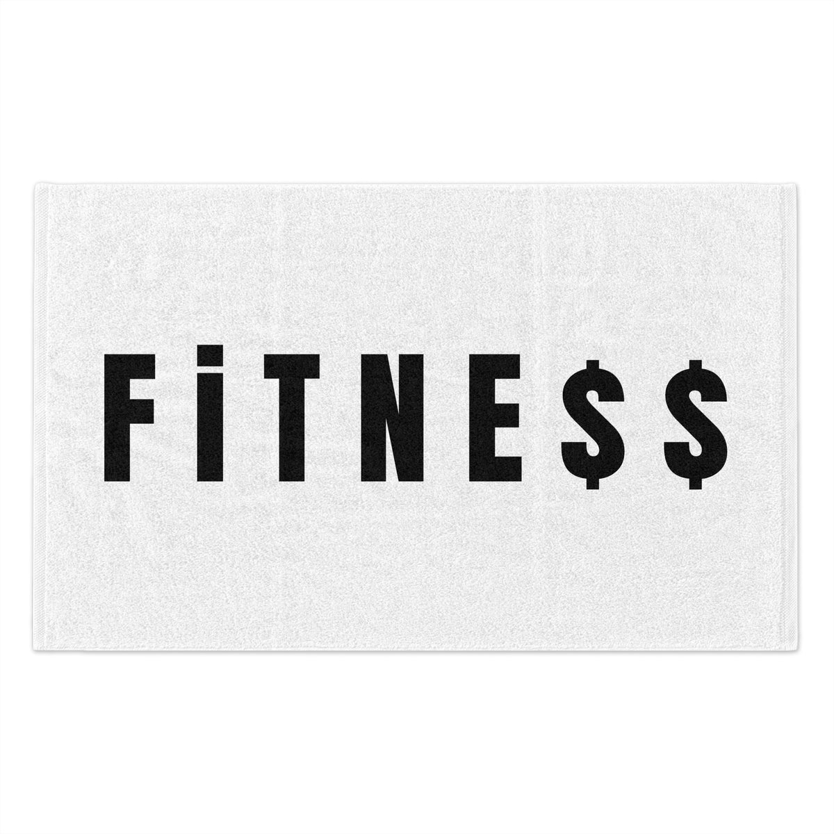 Fitness Rally Towel — Gym Workout Sweat Towel with Dollar Sign Design