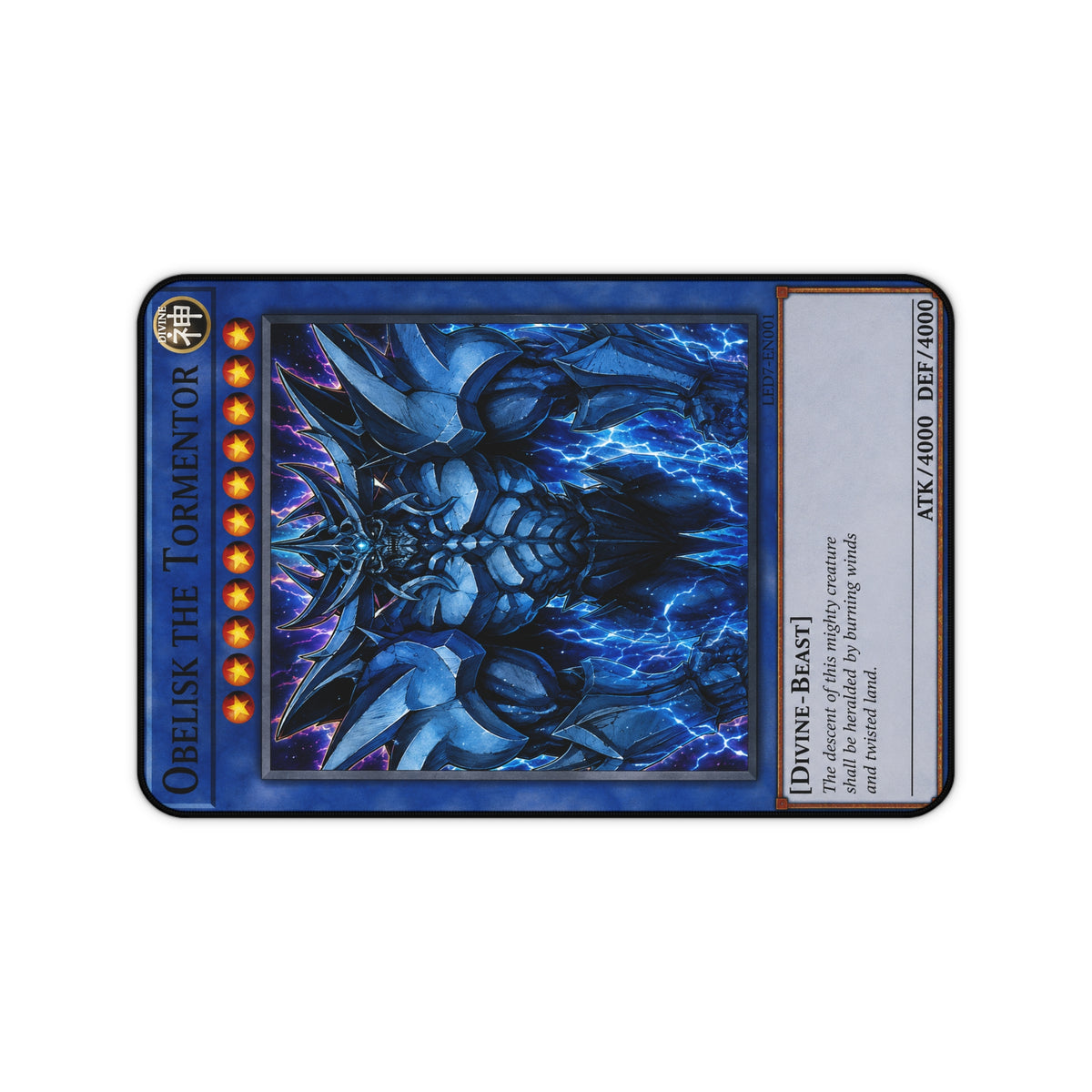 Obelisk the Tormentor YuGiOh Desk Mat | Trading Card Monster Playmat