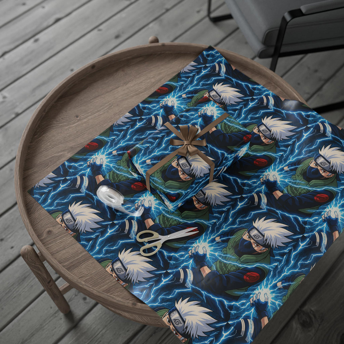 Kakashi Chidori Anime Gift Wrapping Paper
