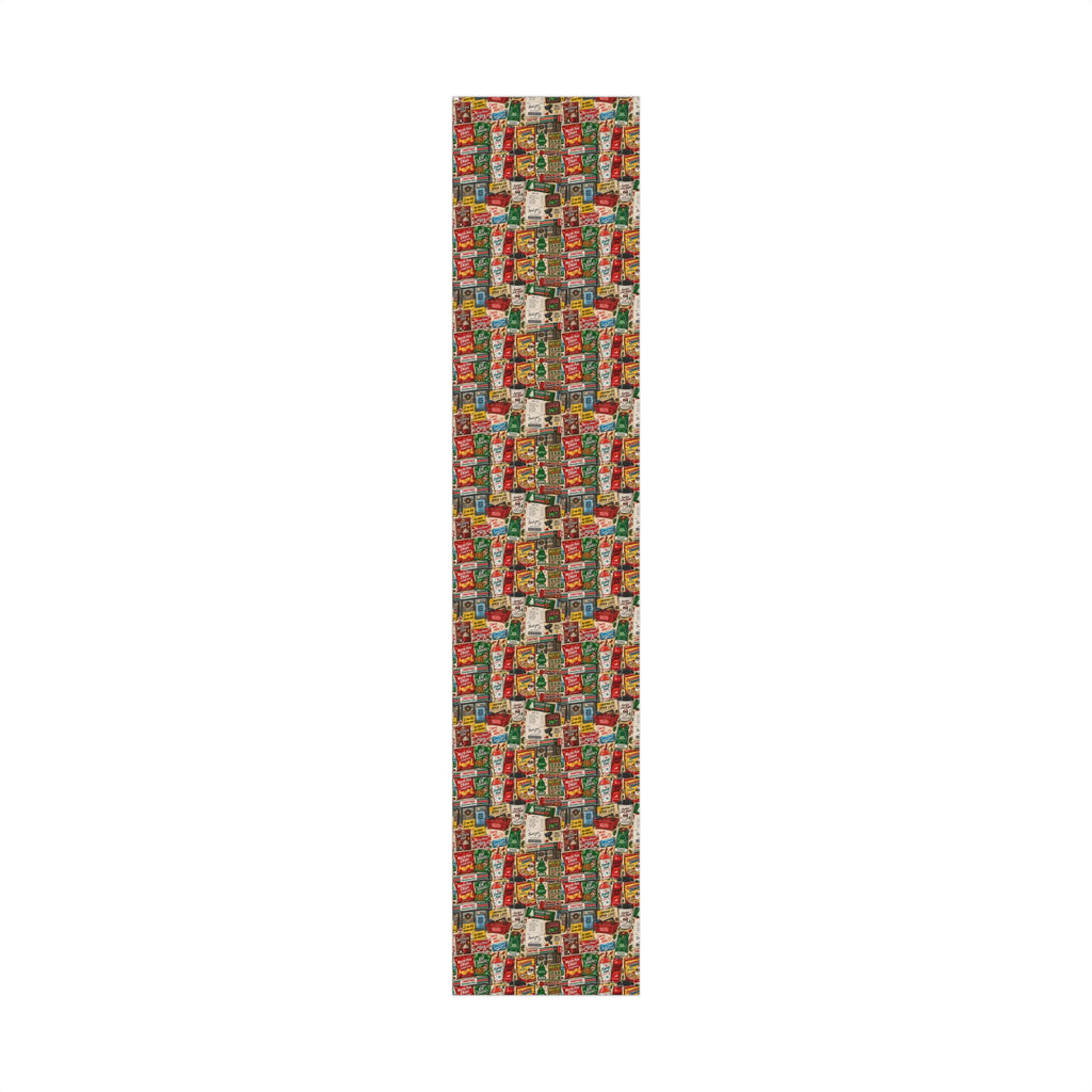 Christmas Convenience Store Wrapping Paper – Retro Holiday Snacks & Corner Store Gift Wrap