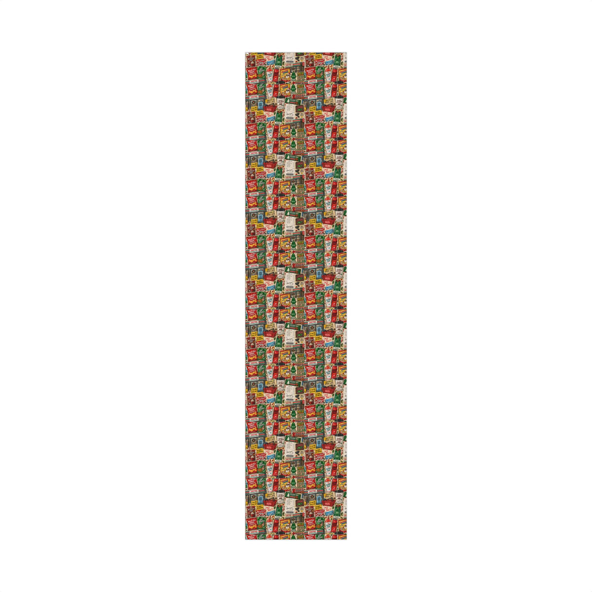 Christmas Convenience Store Wrapping Paper – Retro Holiday Snacks & Corner Store Gift Wrap