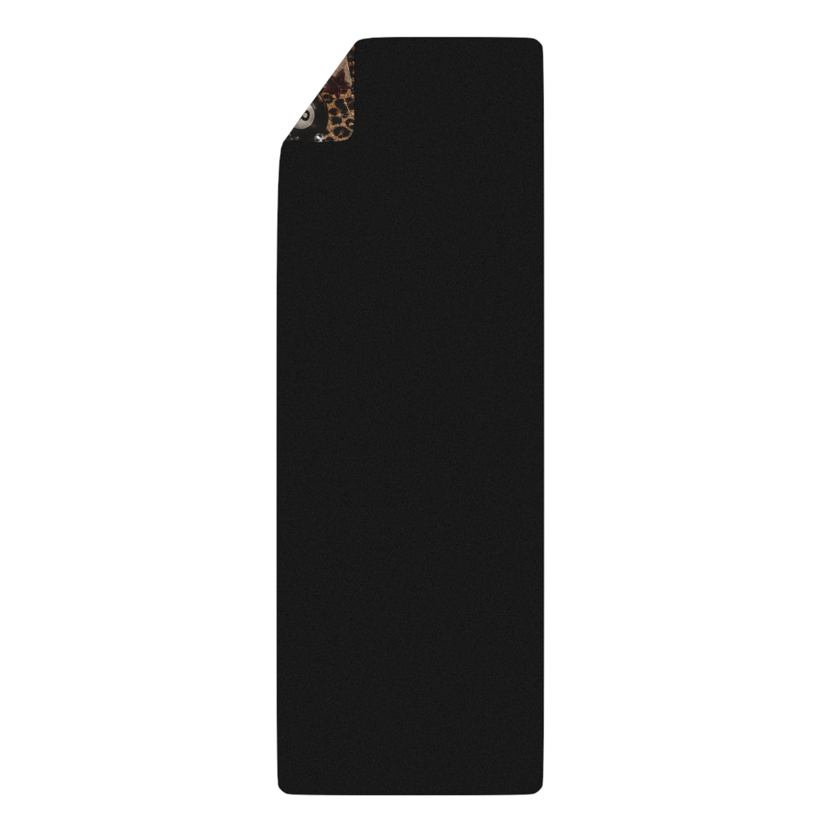 Matcha & Pilates Collage Rubber Yoga Mat | Retro Lucky Girl Pattern