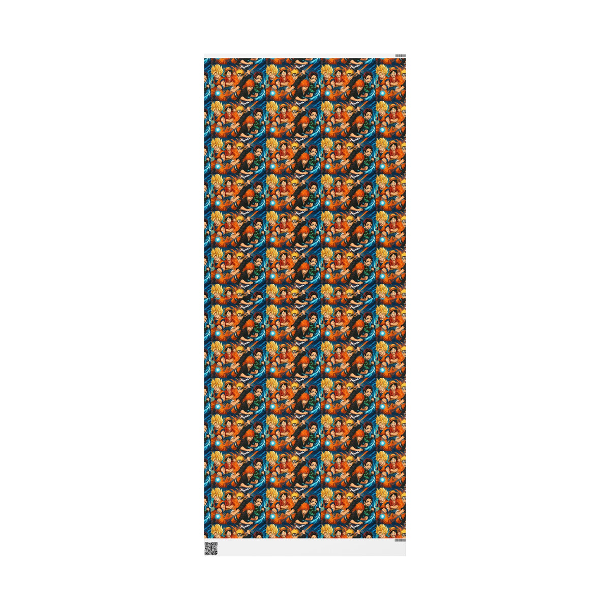 Anime Mash up Gift Wrapping Paper Character Collage