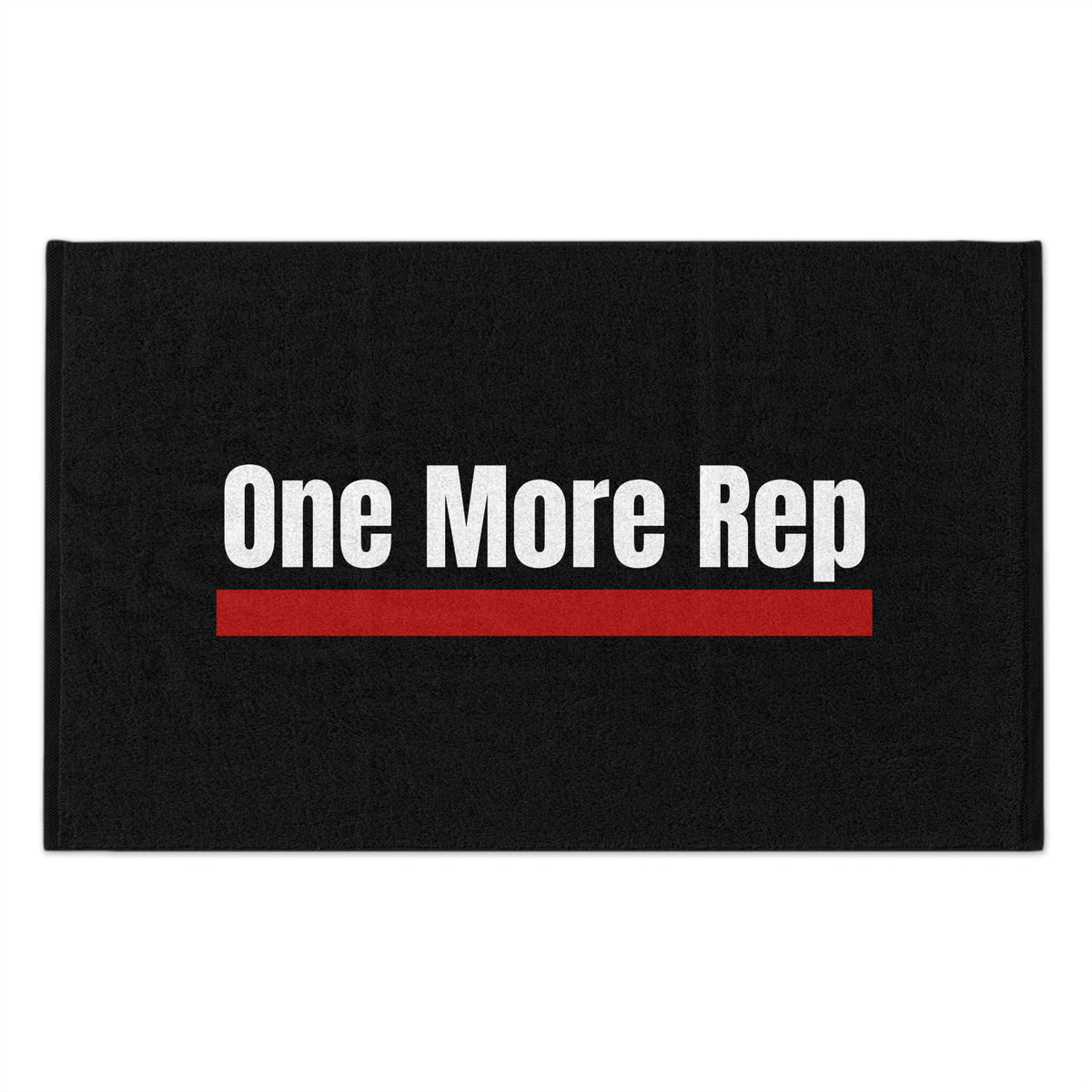 One More Rep Rally Towel — Gym Motivational Workout Towel (11x18)