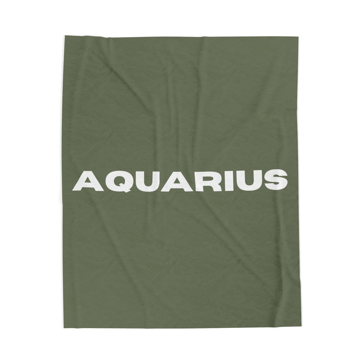 Custom Zodiac Blanket, Astrology Gift, Soft Throw, Custom Velveteen Plush in Sand, Sage, or Navy