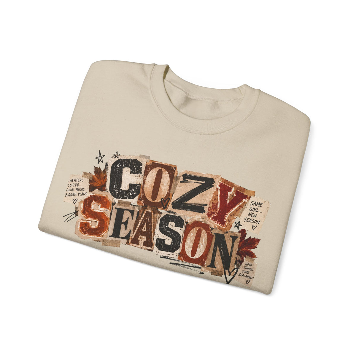 Cozy Season Crewneck Sweatshirt — Autumn & Holiday Cozy Vibes