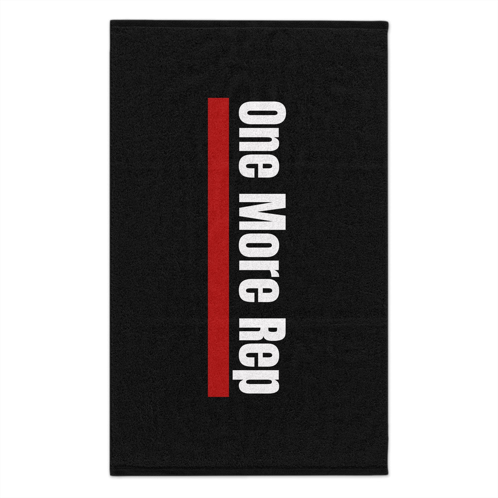 One More Rep Rally Towel — Gym Motivational Workout Towel (11x18)