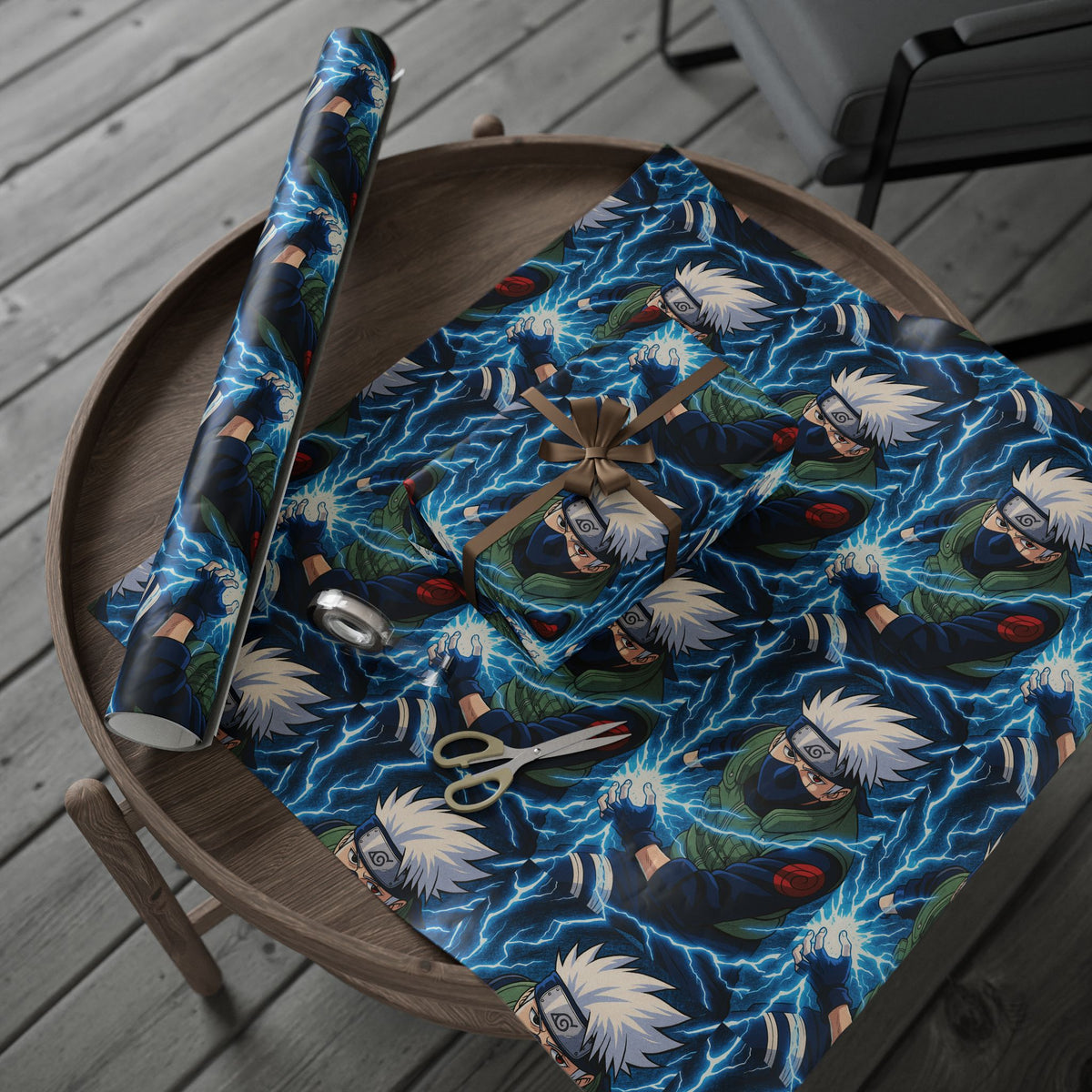 Kakashi Chidori Anime Gift Wrapping Paper