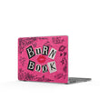 Burn Book Clear MacBook Case | Pink Gossip Note Design