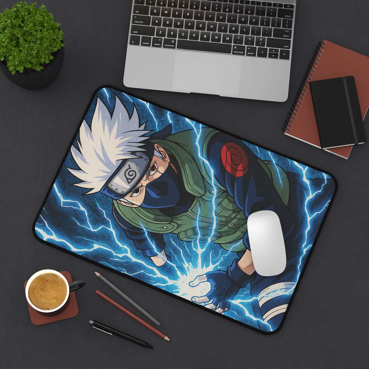 Kakashi Chidori Desk Mat | Anime Gaming Mousepad