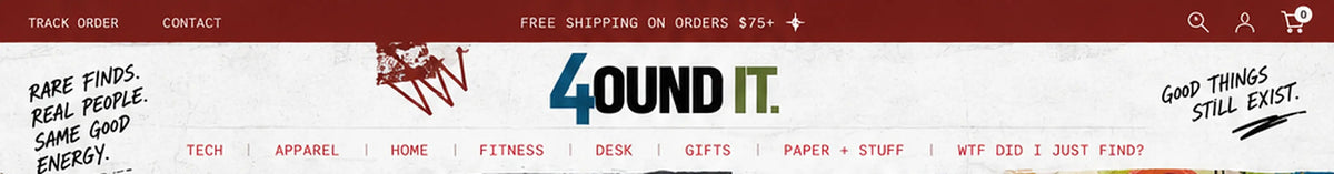 4ound It editorial header and navigation