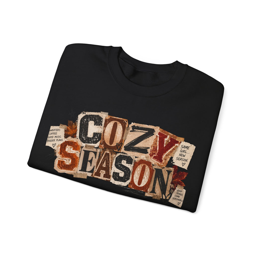 Cozy Season Crewneck Sweatshirt — Autumn & Holiday Cozy Vibes