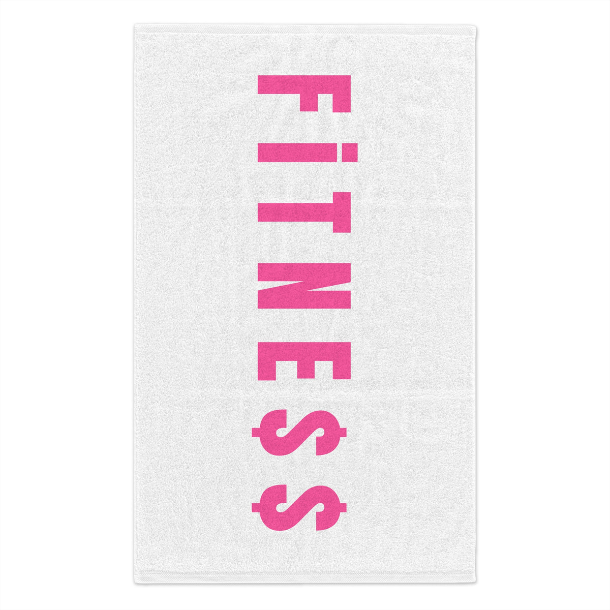 PINK Fitness Rally Towel — Gym Workout Sweat Towel with Dollar Sign Design