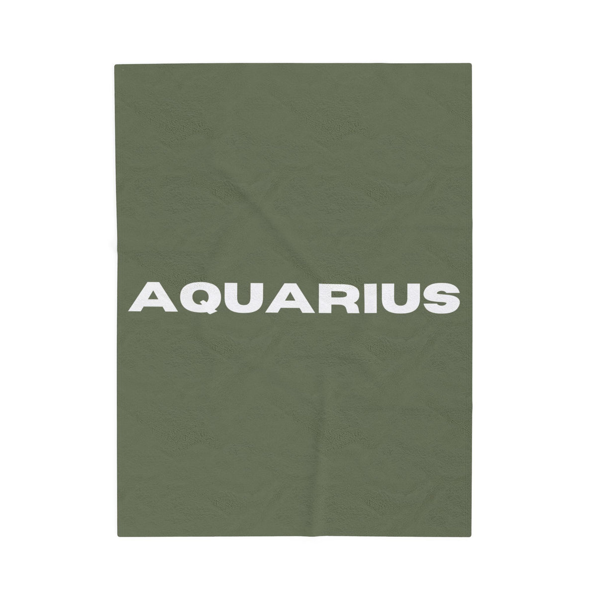 Custom Zodiac Blanket, Astrology Gift, Soft Throw, Custom Velveteen Plush in Sand, Sage, or Navy