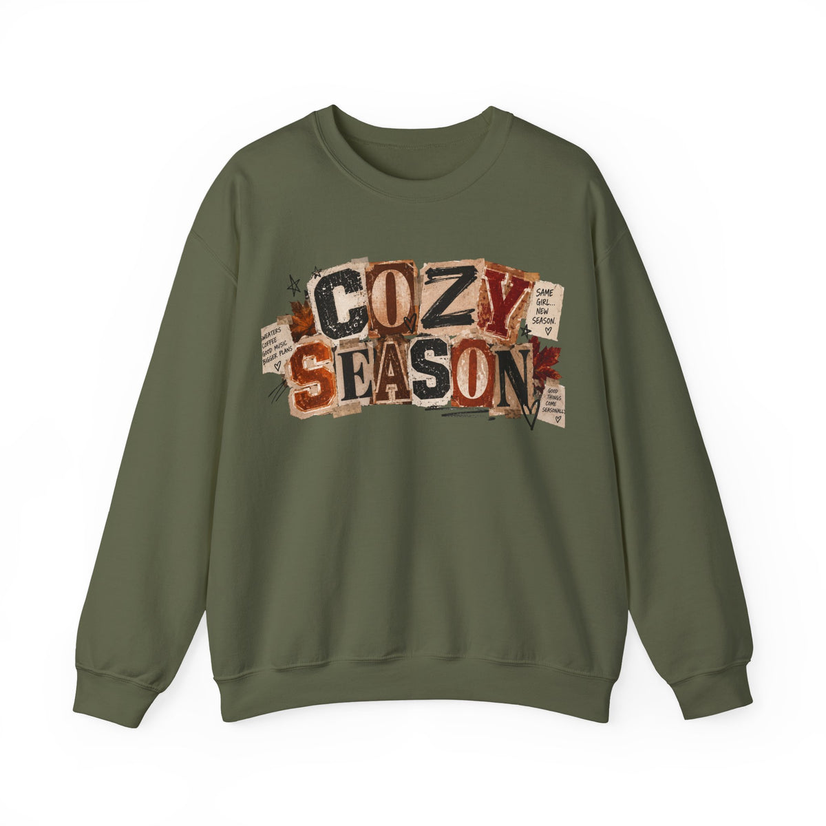 Cozy Season Crewneck Sweatshirt — Autumn & Holiday Cozy Vibes