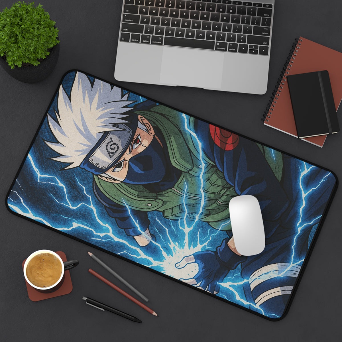 Kakashi Chidori Desk Mat | Anime Gaming Mousepad