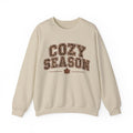 Cozy Season Sweatshirt — Leopard Print "Cozy Season" Fall Crewneck